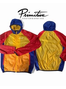 Primitive Skateboarding Streetwear  windbreaker jacket colorblock